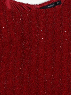 Red Lycra Party Dress