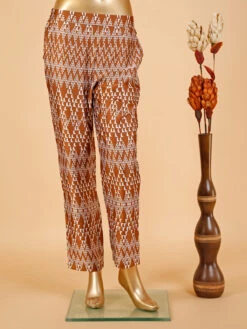 Sheczzar Brown Printed Co Ord Set