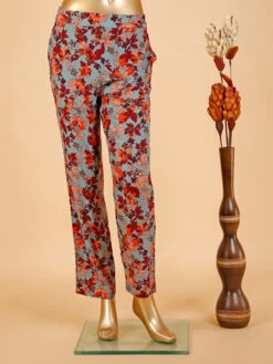 Sheczzar Leaf Printed Grey Co Ord Set -Saree Luxe Shop sheczzar leaf printed grey co ord set 1701328266as2820555 3