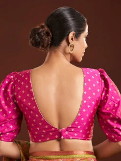 Stunning Purple Brocade Blouse