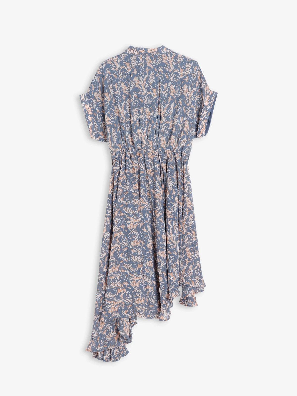 Stylish Grey Printed Georgette Dress 2 Stylish Grey Printed Georgette Dress - Image 2