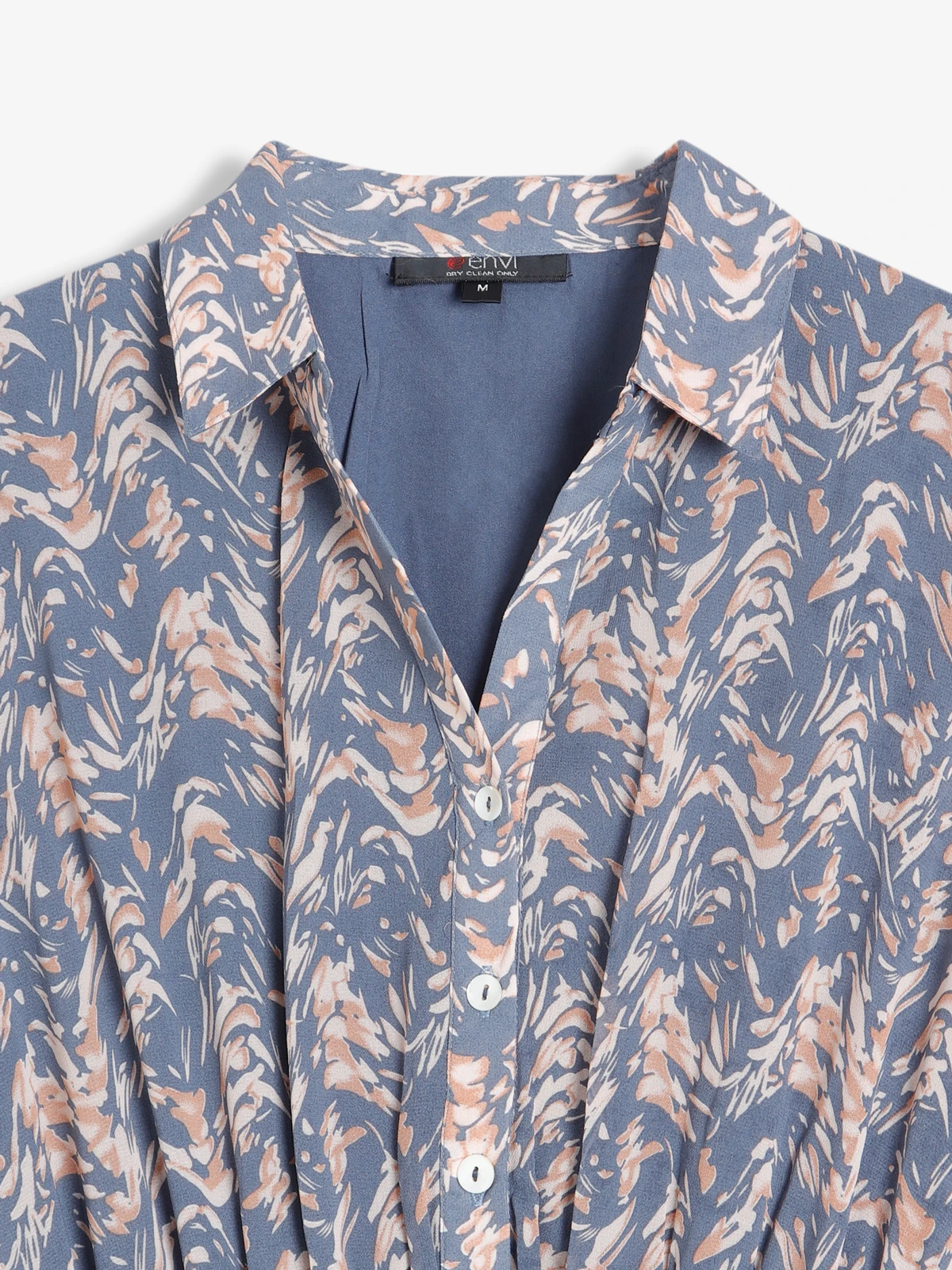 Stylish Grey Printed Georgette Dress 4 Stylish Grey Printed Georgette Dress - Image 4