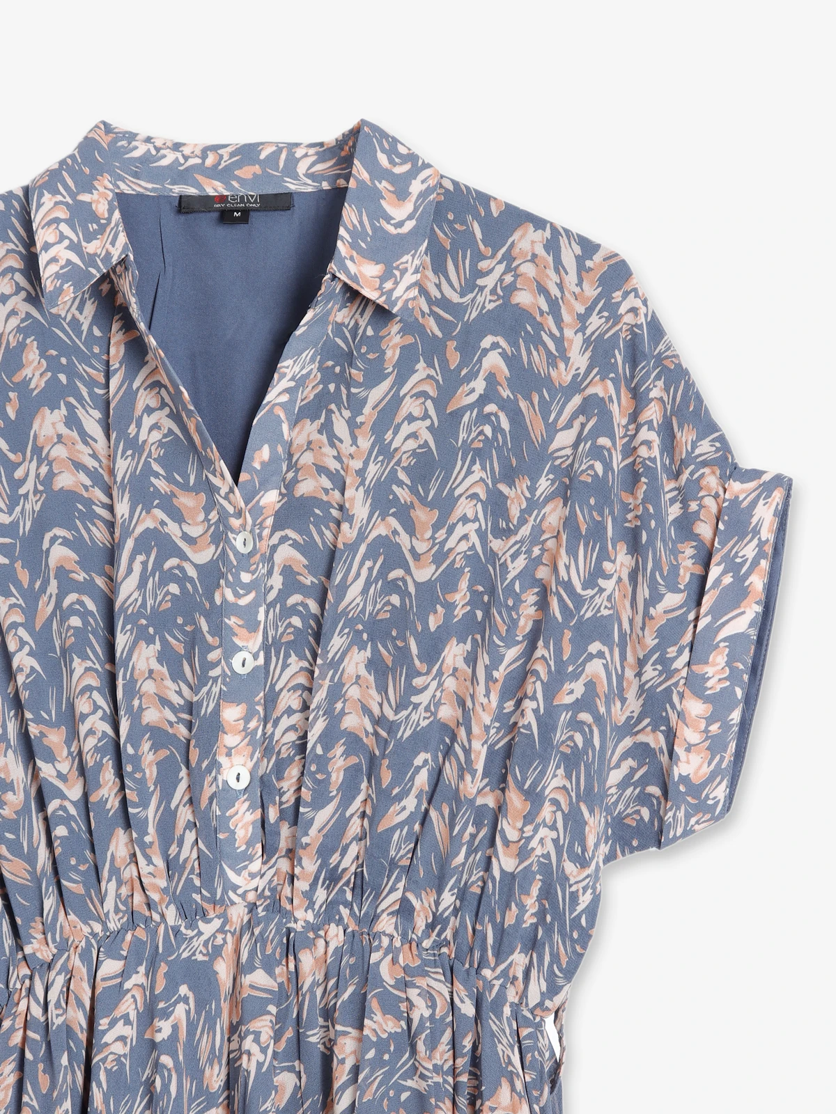 Stylish Grey Printed Georgette Dress 3 Stylish Grey Printed Georgette Dress - Image 3