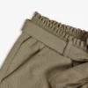 Stylish Khaki Cotton Plain Pant