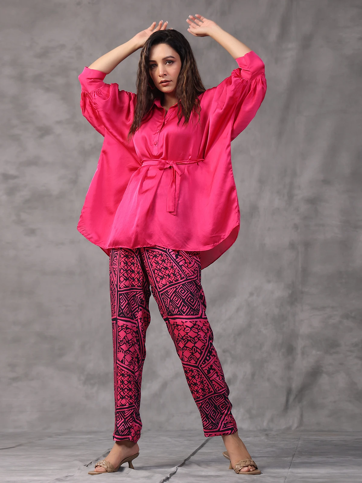 Stylish Magenta Co Ord Set 1 Stylish Magenta Co Ord Set