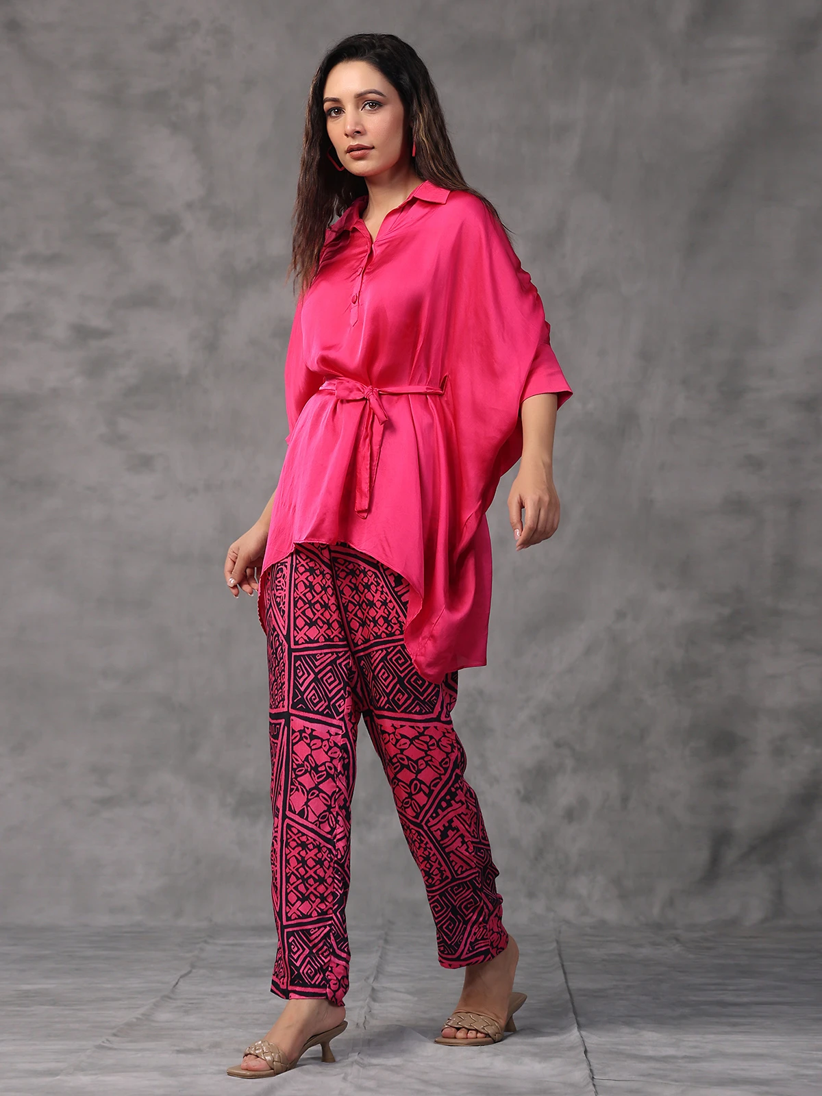 Stylish Magenta Co Ord Set 4 Stylish Magenta Co Ord Set - Image 4