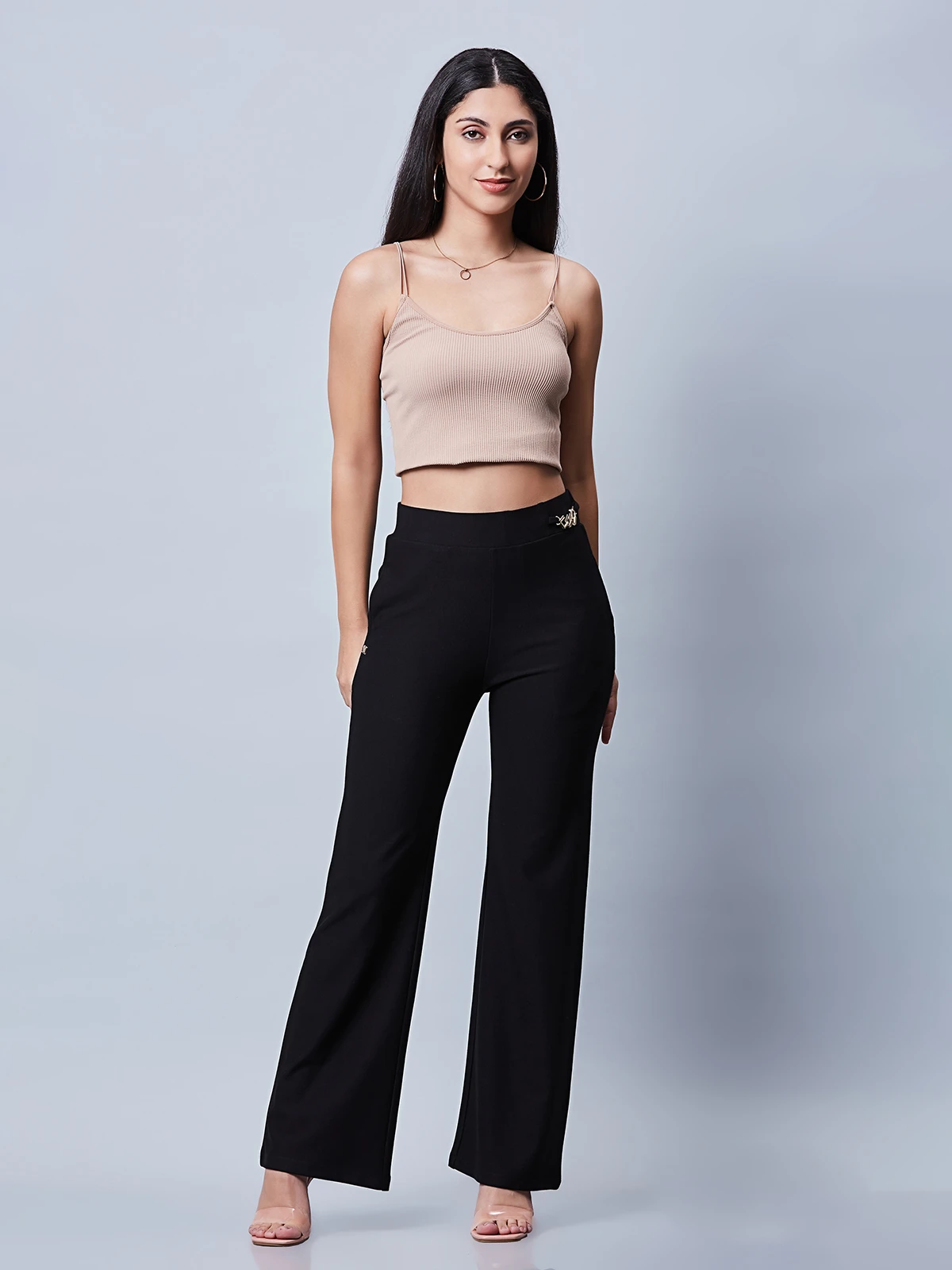 Stylish Plain Black Pant 2 Stylish Plain Black Pant - Image 2