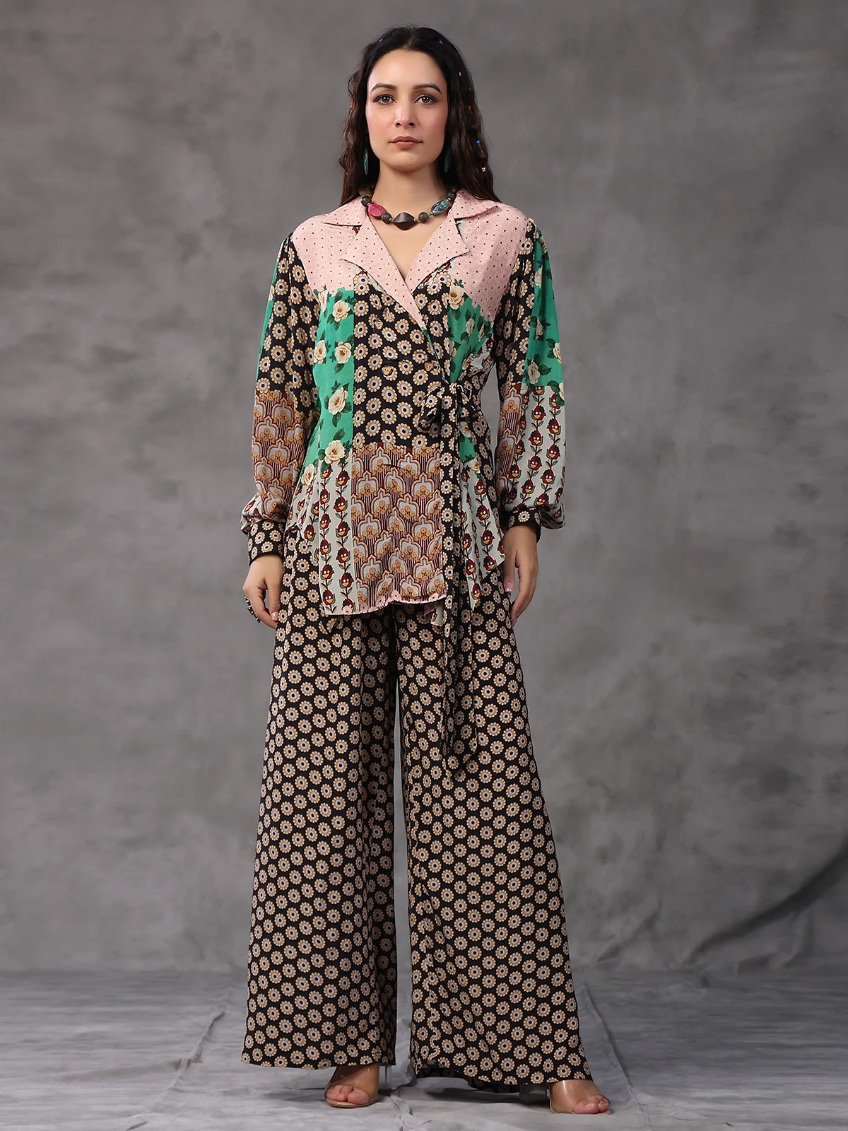 Trendy Black Printed Co Ord Set 3 Trendy Black Printed Co Ord Set - Image 3