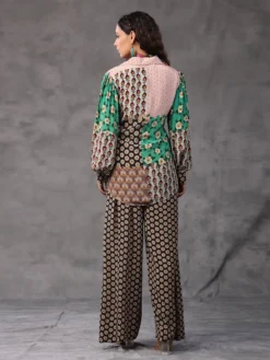 Trendy Black Printed Co Ord Set