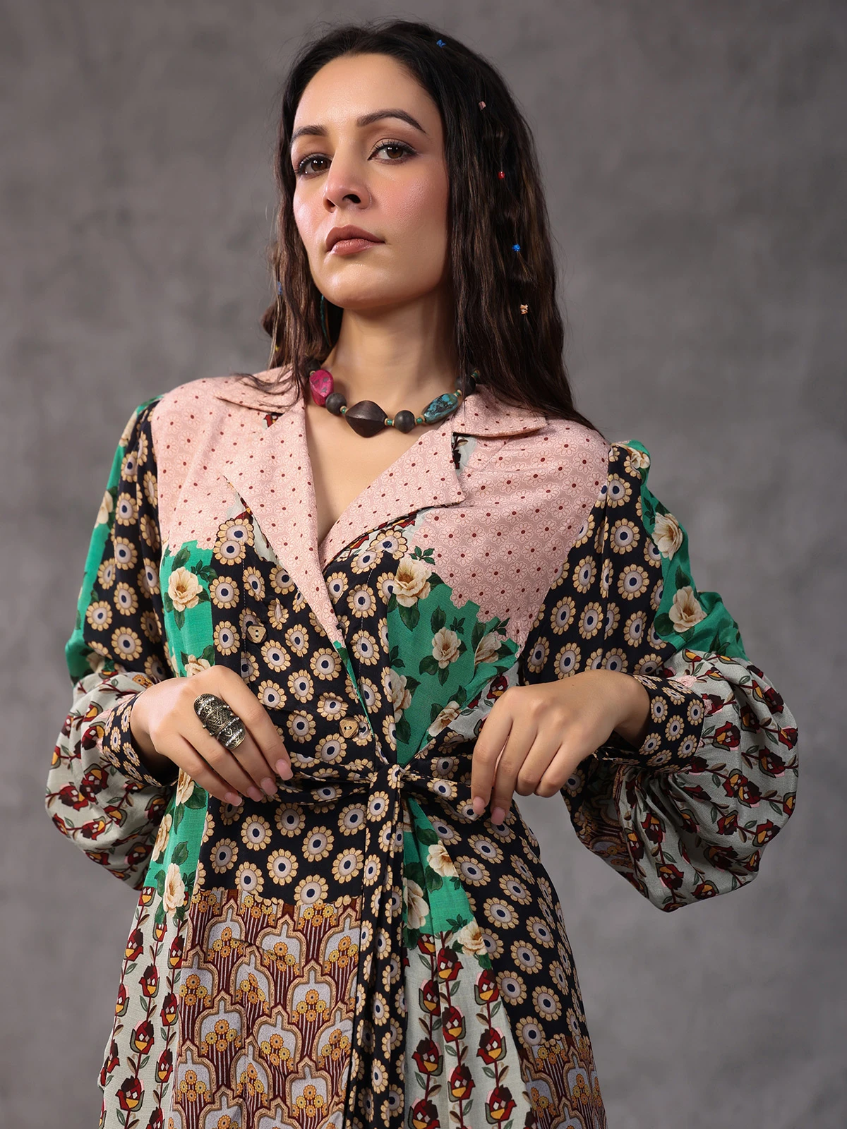 Trendy Black Printed Co Ord Set 2 Trendy Black Printed Co Ord Set - Image 2