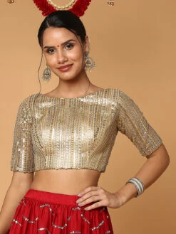 Trendy Gold Color Silk Blouse 7 Trendy Gold Color Silk Blouse -Saree Luxe Shop trendy gold color silk blouse 1704368510ssb4409 gold 1