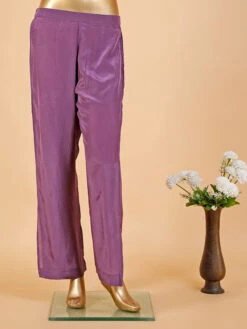 Trendy Silk Purple Co Ord Set -Saree Luxe Shop trendy silk purple co ord set 1695963508as2784721 4