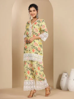 Trendy Yellow Silk Co Ord Set -Saree Luxe Shop trendy yellow silk co ord set 1695981250as2797140 3