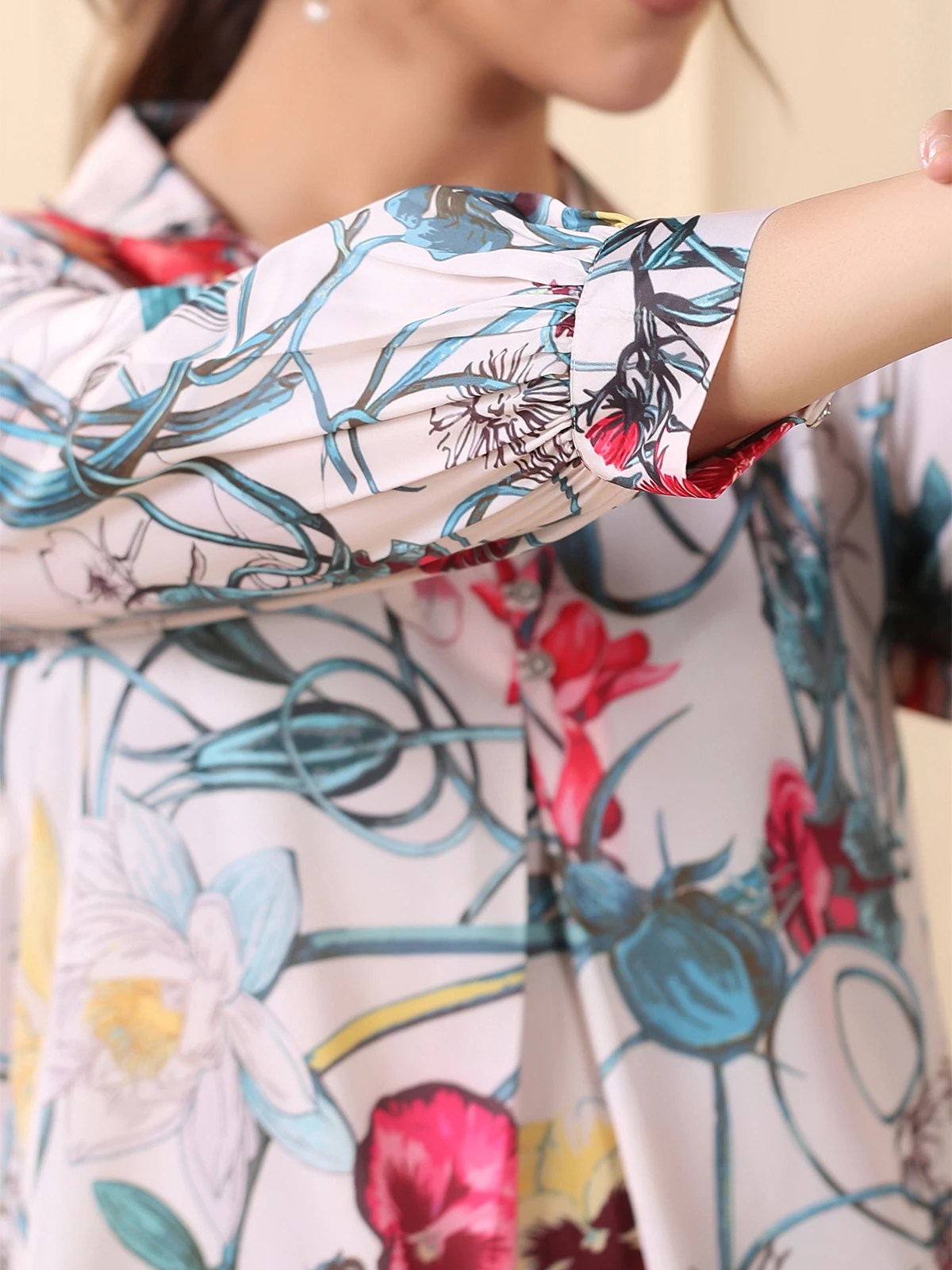 White Printed Casual Co Ord Set 3 White Printed Casual Co Ord Set - Image 3